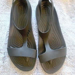 Crocs Women's Serena Sandals Black 11